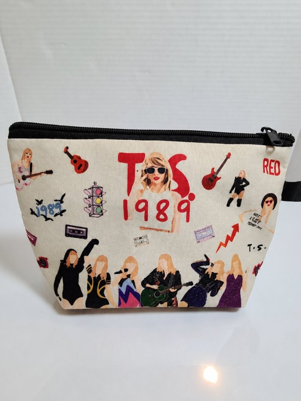 Taylor Swift Eras 1989 Canvas Makeup Bag